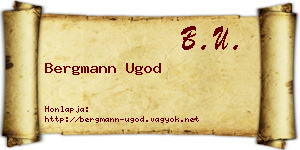 Bergmann Ugod névjegykártya